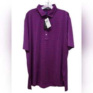 RLX Ralph Lauren Golf Polo Short Sleeve Shirt Royal Pink Size XL